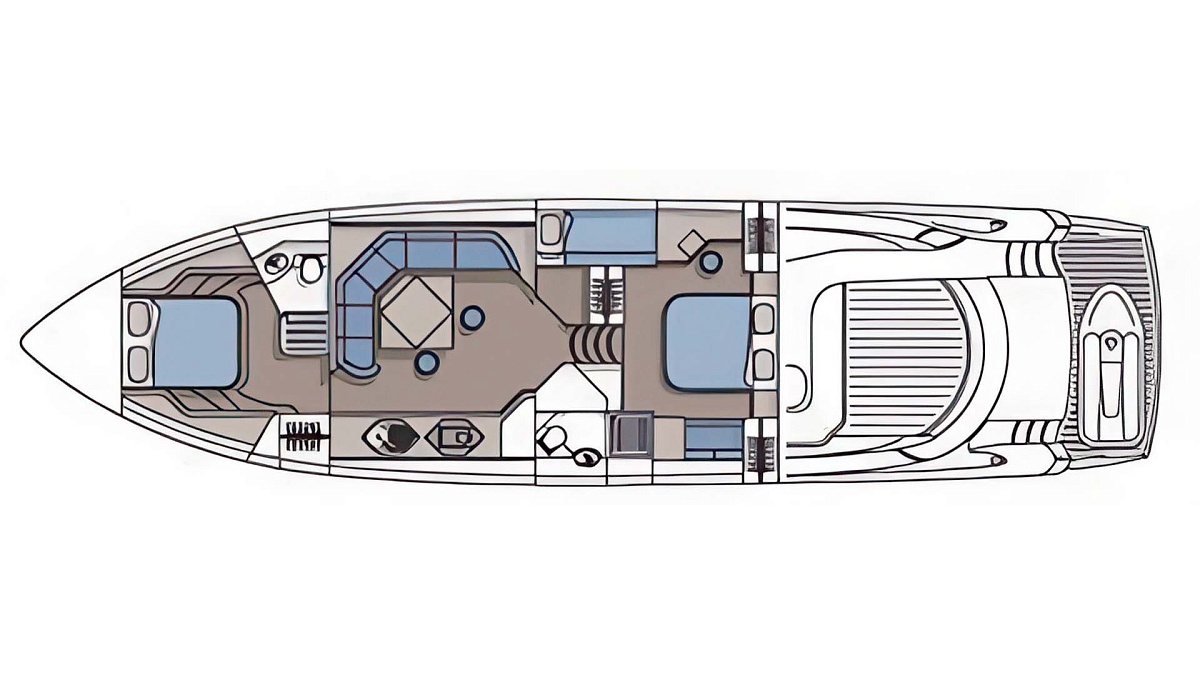 Аренда яхты Sunseeker 68 "007" на Миконосе